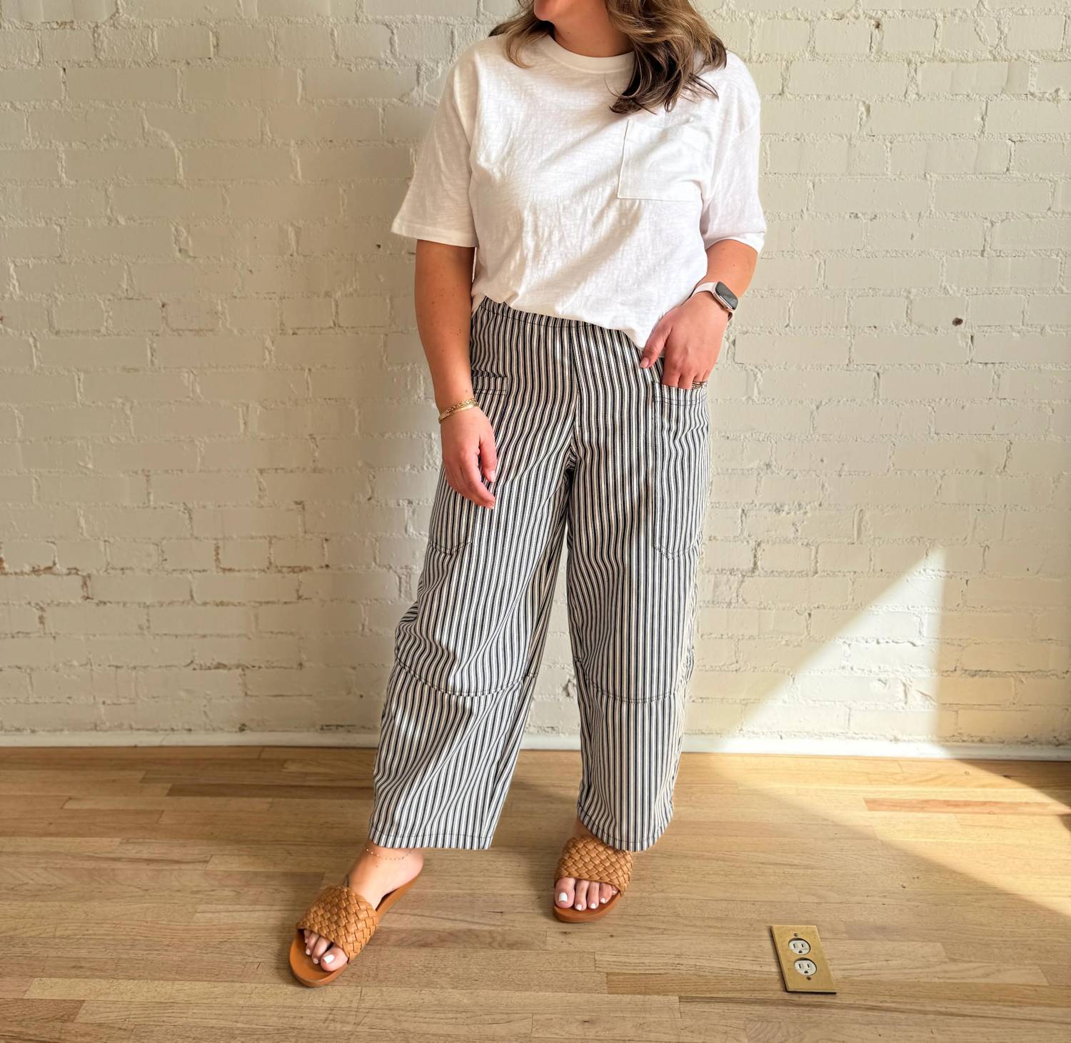 J.O.A. - Easy Breeze Striped Pants