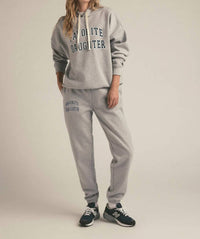 Favorite Daughter Collegiate Joggers in heather grey - women's pants - view 5