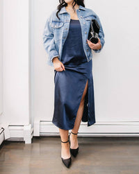 Crescent - Satin Tank Dress