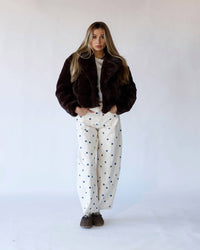 Peach Love - Connect The Dots Barrel Leg Jeans