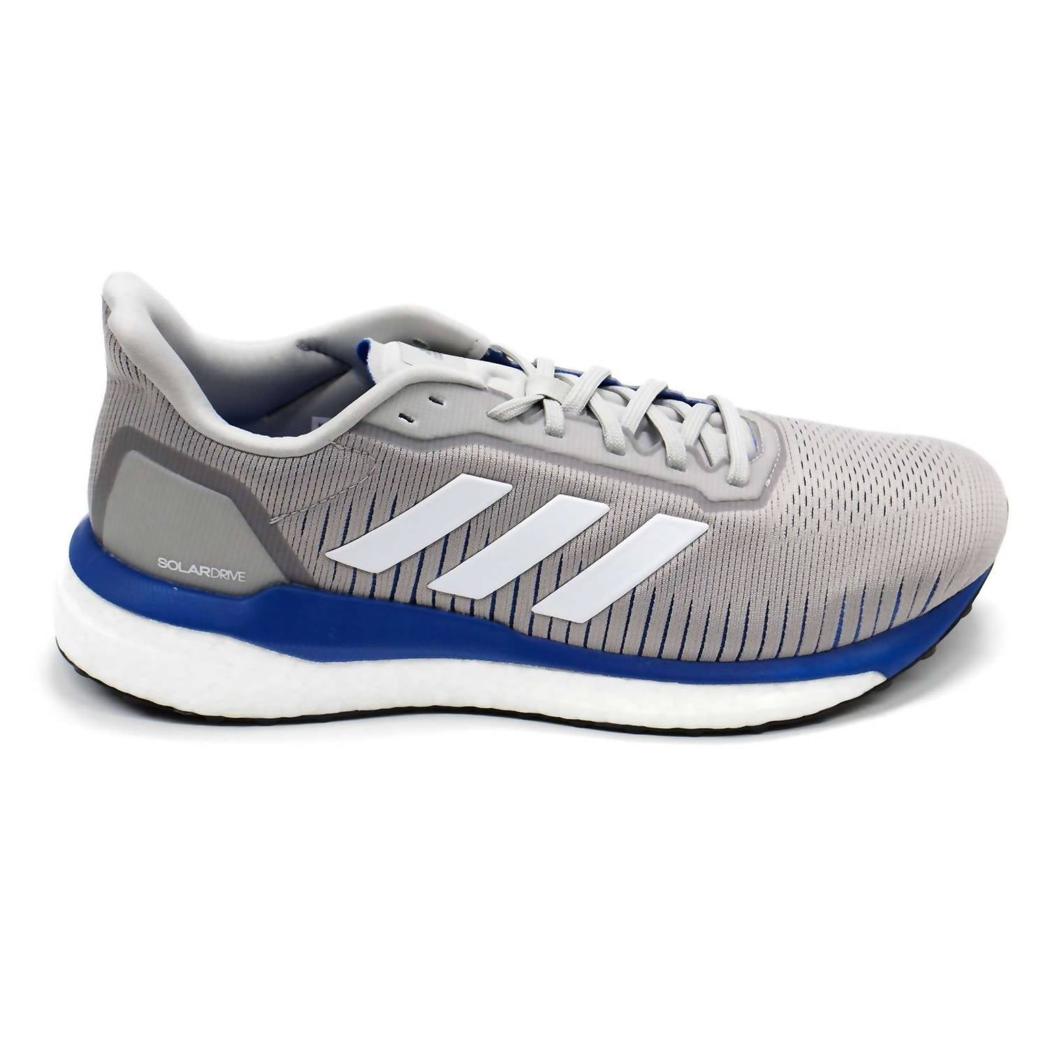 adidas Men's Solar Drive 19 Running Shoes in gray two - men's shoe - detail view