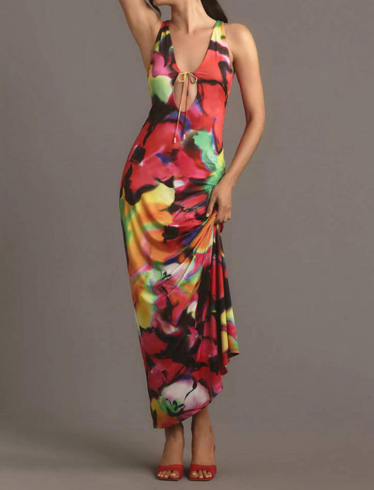 Afrm - Sleeveless Cutout Knit Maxi Dress