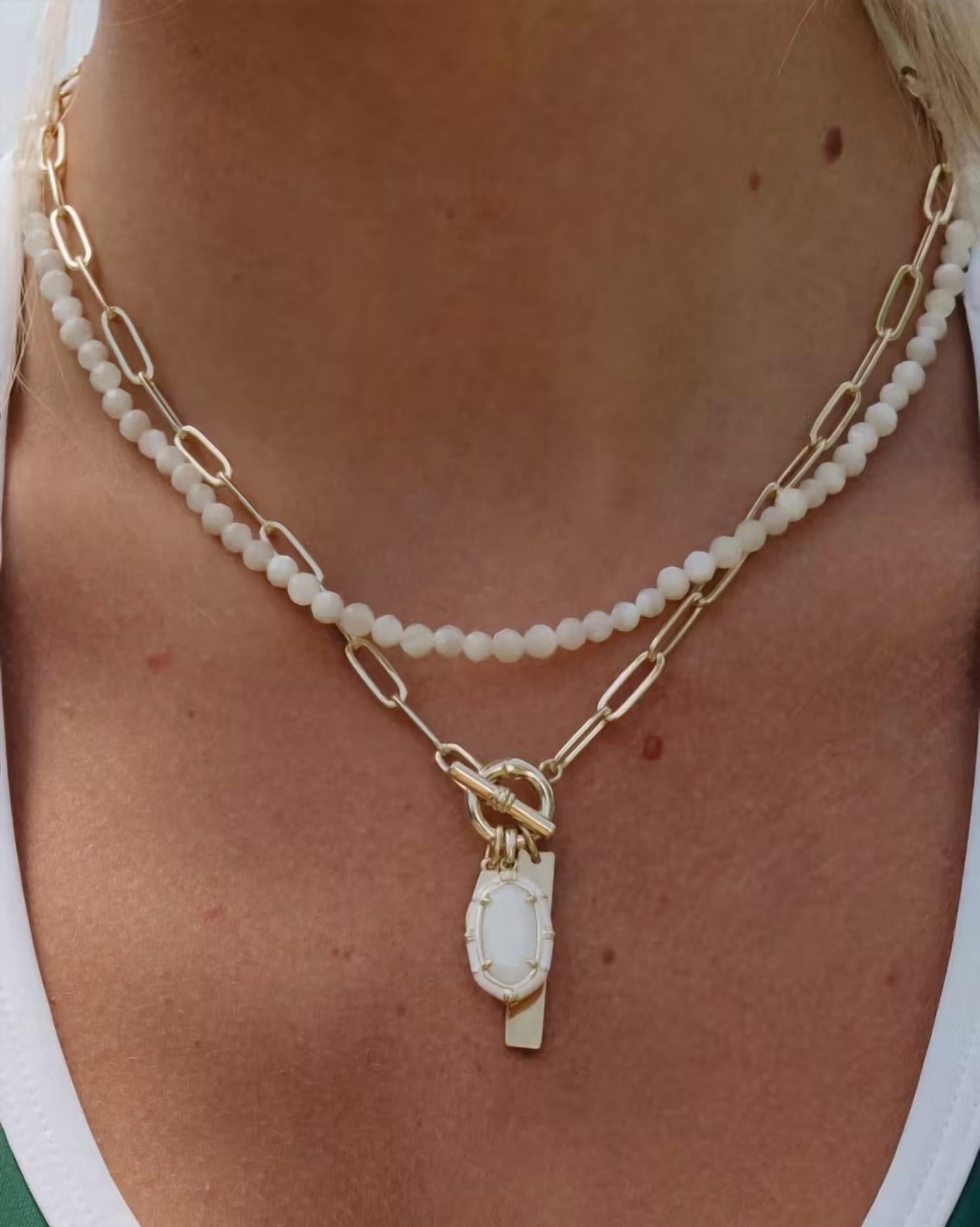 Kendra Scott - Women's Elisa Enamel Link And Chain Necklace