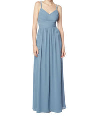 Bill Levkoff - Chiffon V-neck Gown