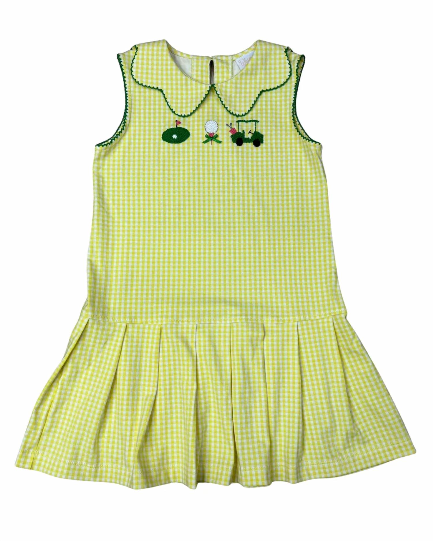 Whimsy Bay Kids - Girls' Tee Time Scalloped Tennis Dress