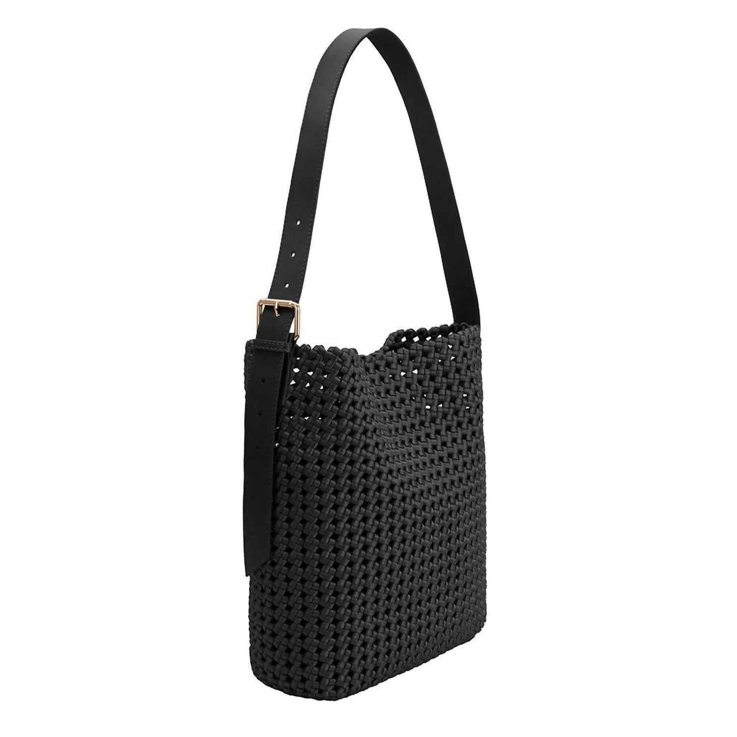 Melie Bianco Celine Shoulder Bag in black - women's bag - alternate view