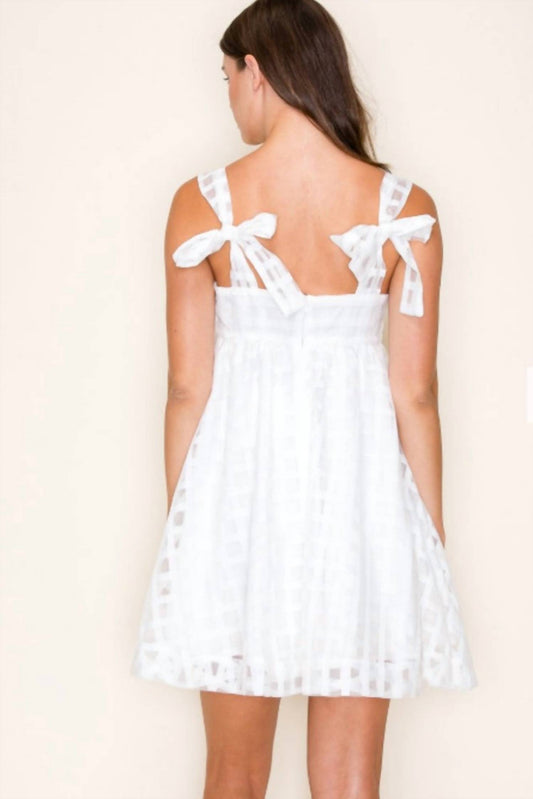 Golden - Sunday Plaid Babydoll Dress