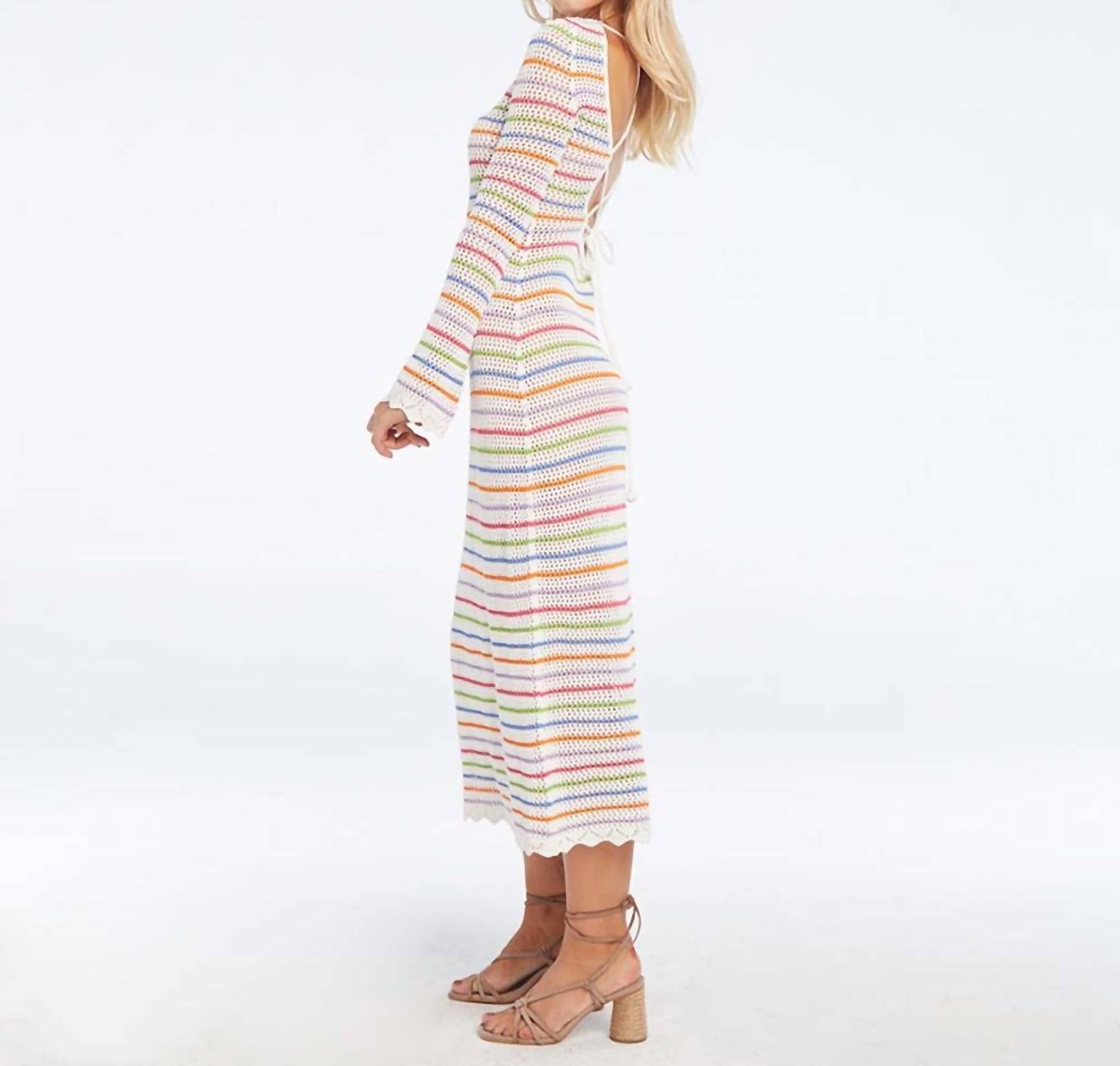 Capittana - BRUNELLA STRIPES KNITTED DRESS