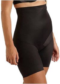 TC Fine Intimates Tummy Tux High-waist Firm Control Thigh Slimmer in black - women's intimate - detail view
