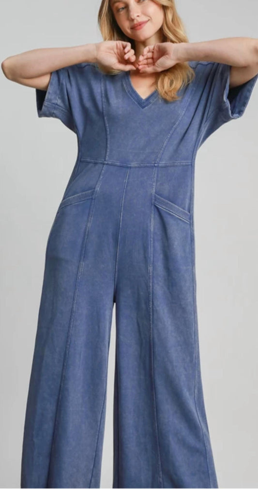 Umgee - Lindsey Knit Jumpsuit