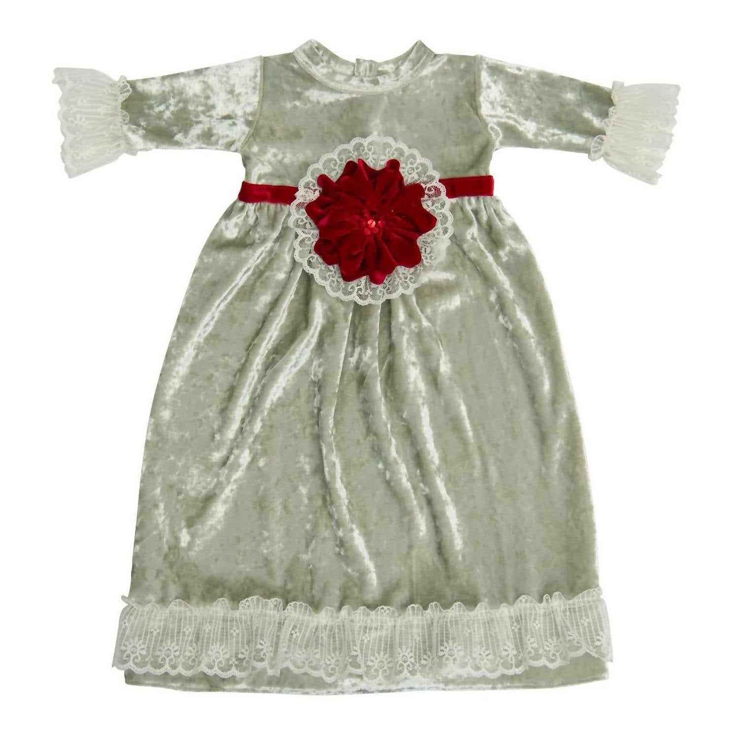 Haute Baby - "Evelyn" Newborn Holiday Gown