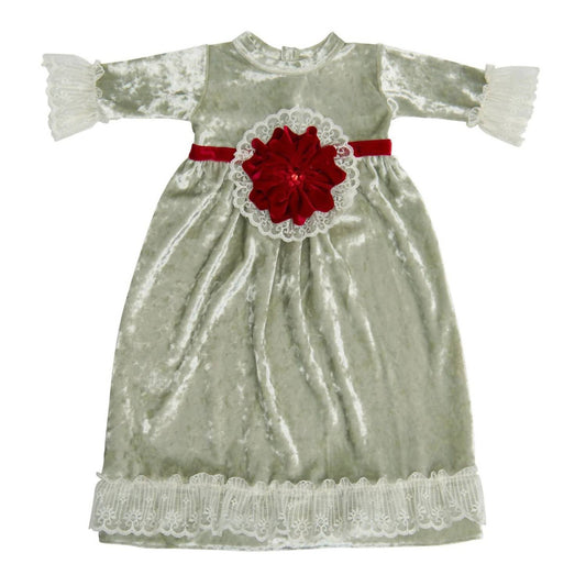 Haute Baby - "Evelyn" Newborn Holiday Gown