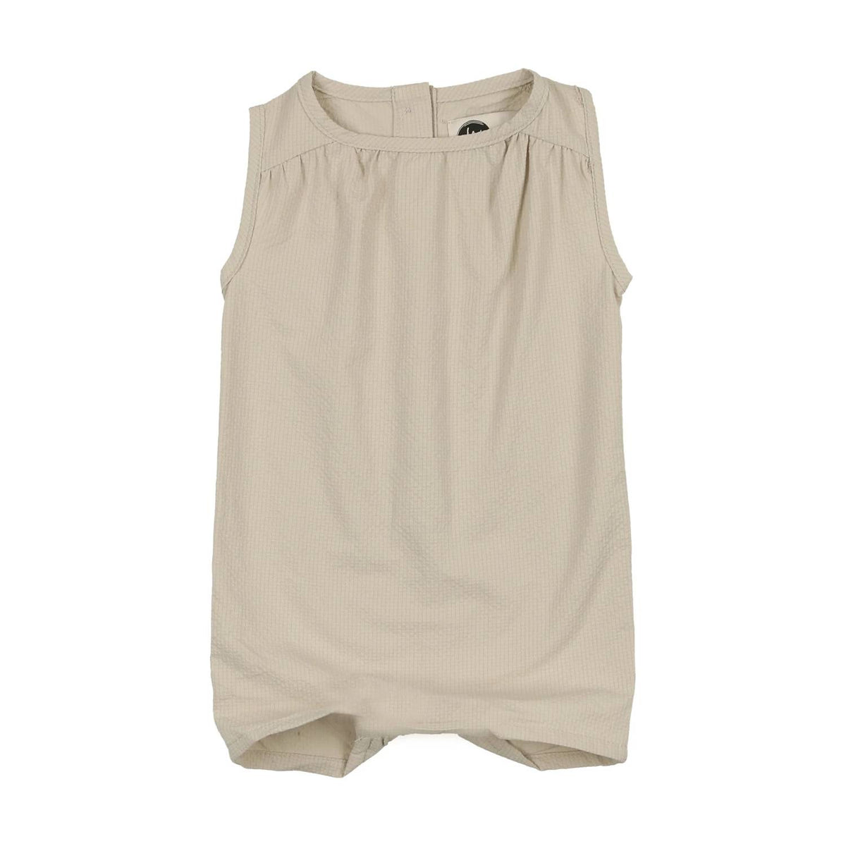 Maniere - Kids' Textured Grid Romper