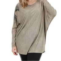 Vocal Apparel - Indian Print Tunic Top (plus Size)