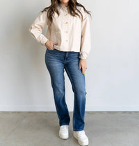Risen - Nova Cropped Bootcut Jeans