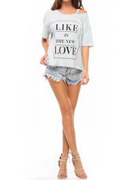 Wildfox - Like Is The New Love Tee