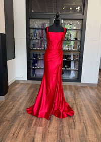 Sherri Hill - Women's Square Neck Sleeveless Dress