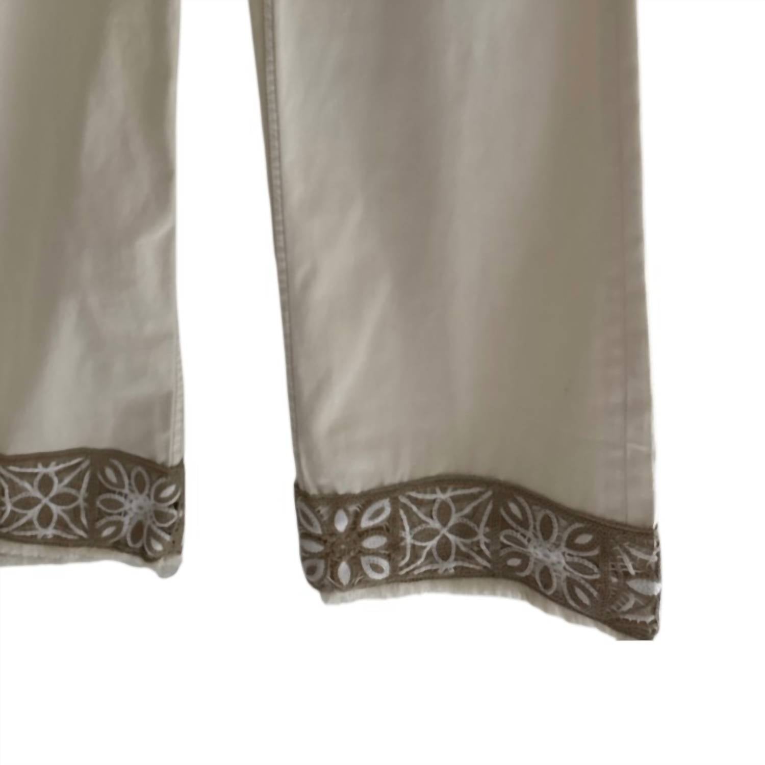 Charlie B - Women's Crocheted Wide Leg Pants