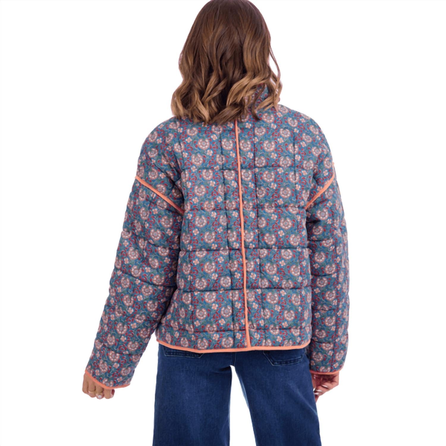 Mudpie - Cher Block Print Floral Jacket