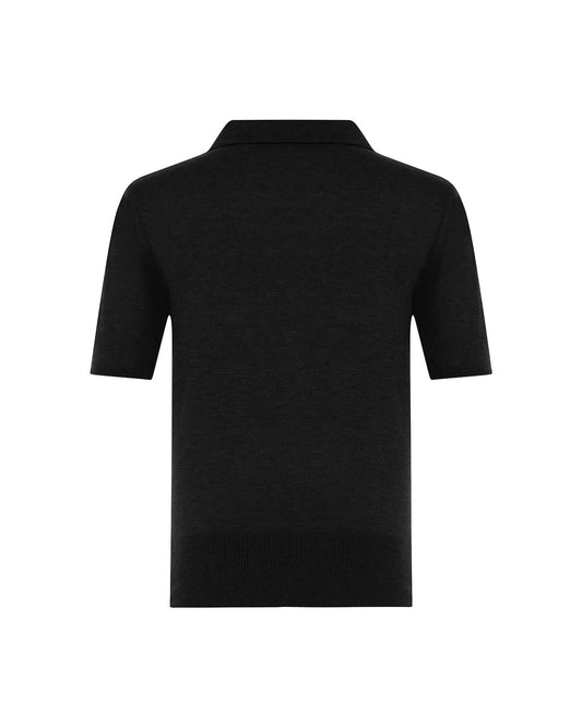 Theo The Label - Women's Nomia Short Sleeve Polo Tee