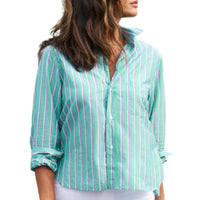 Frank & Eileen - Silvio Cropped Button Up