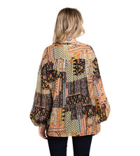 Cotton Bleu - Mix and Match Bubble Sleeve Top
