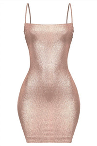 Metallic Mini Dress