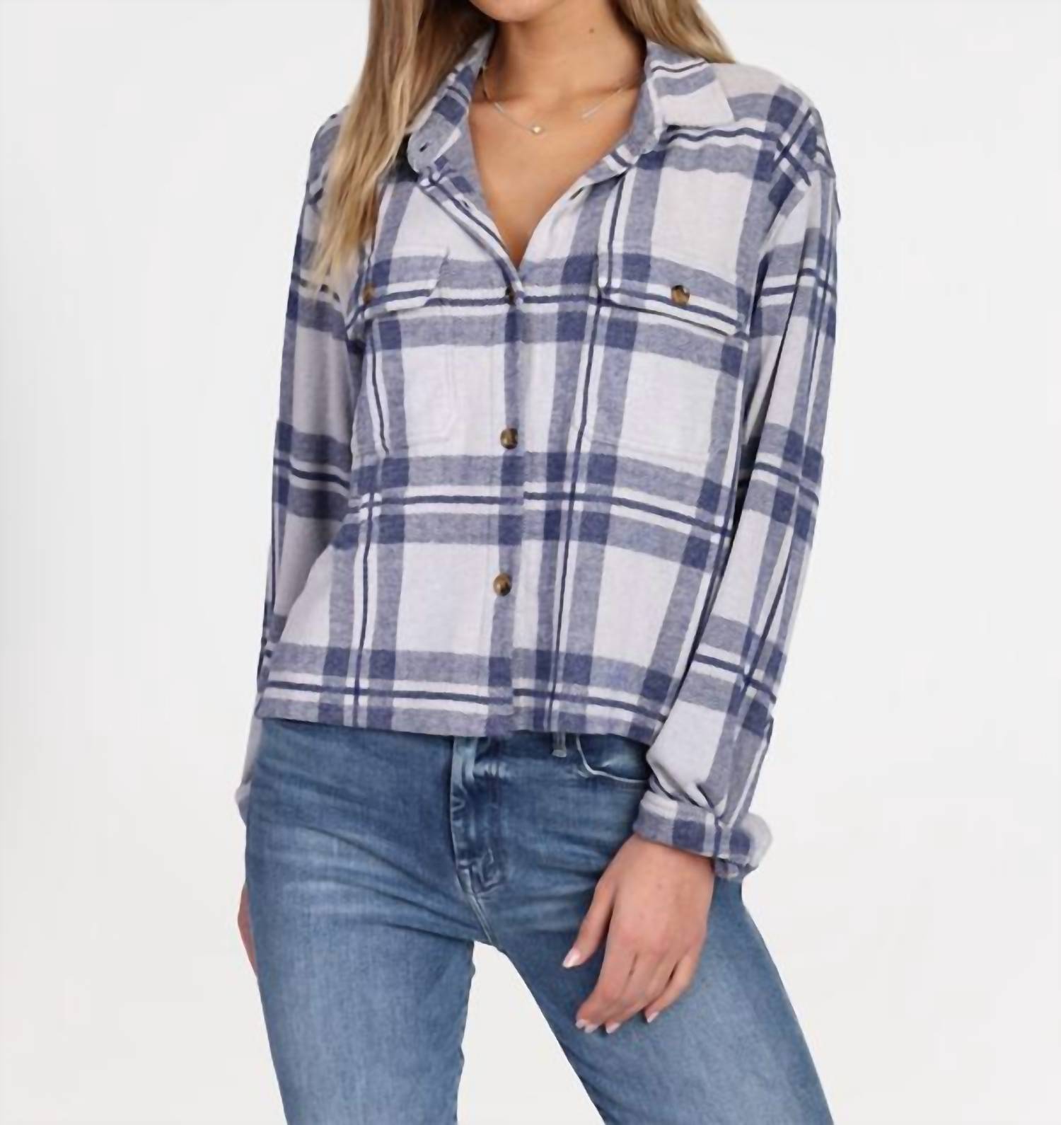 Dylan - Plaid Shirt Jacket
