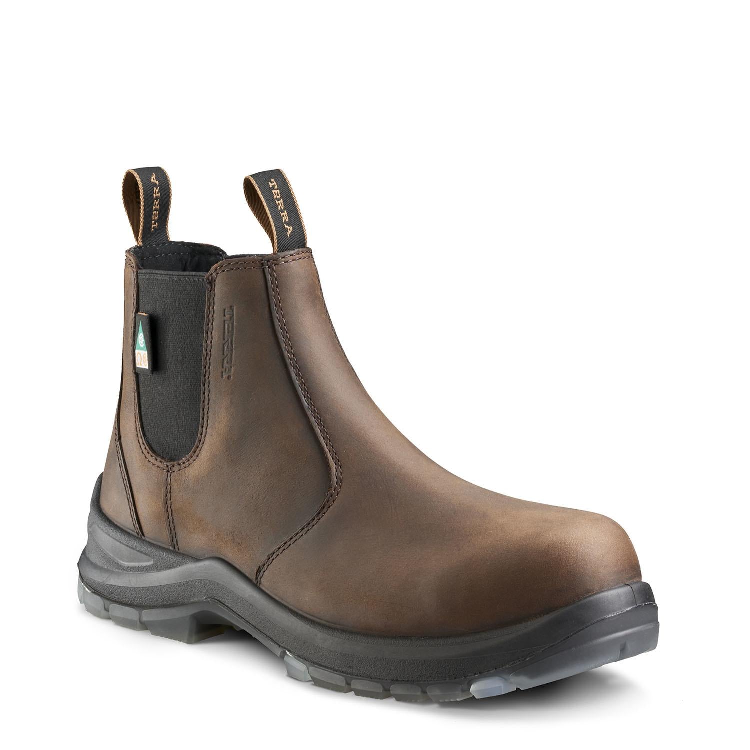 Terra - Men's Murphy 6" Composite Toe Pull-on Safety Work Boot