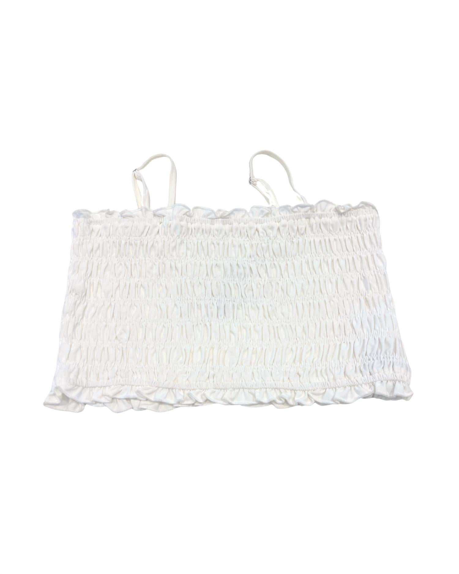 Mia - Smocked Cropped Cami Tank