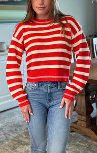 Central Park West - Crewneck Stripe Sweater