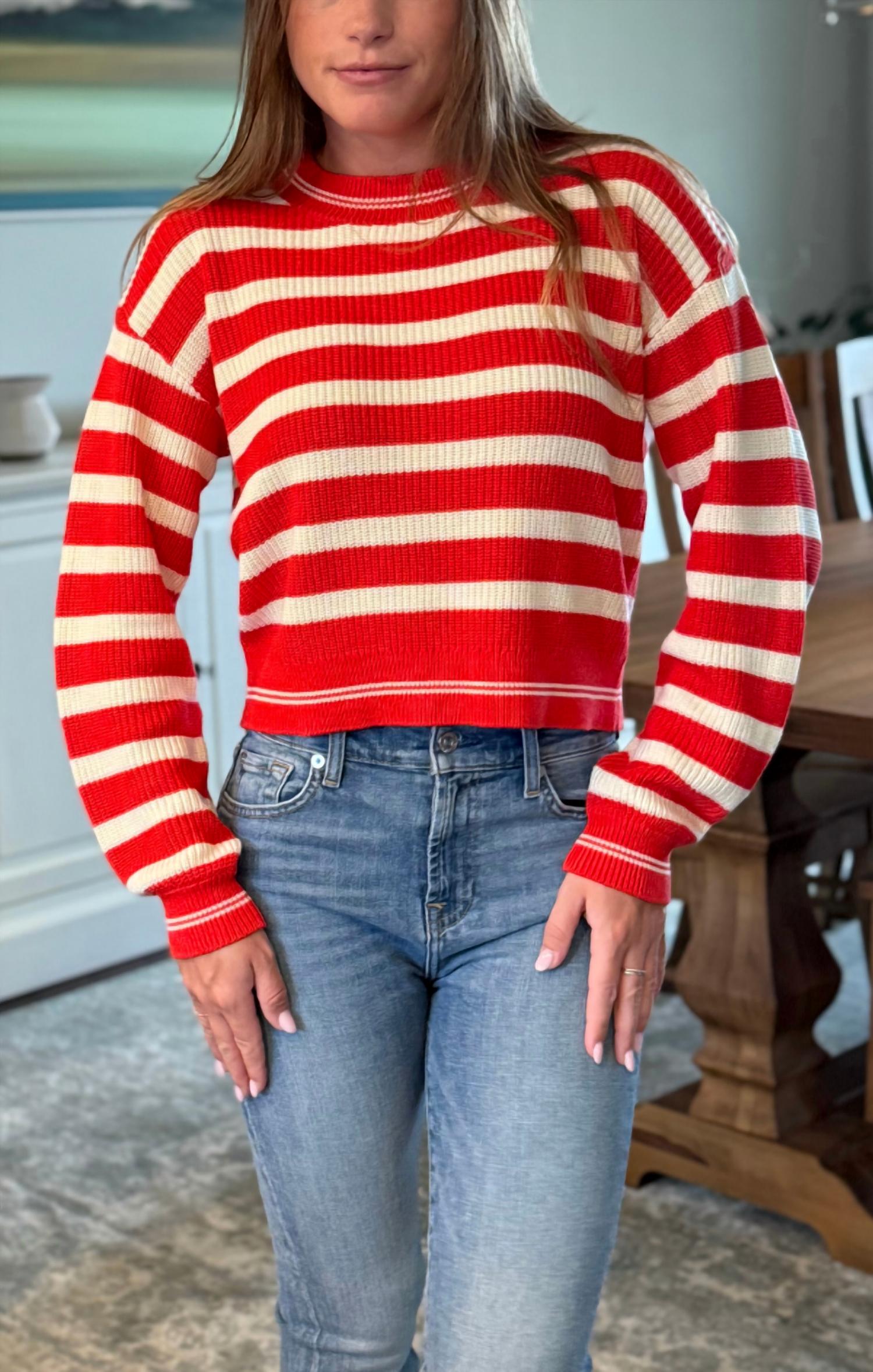 Central Park West - Crewneck Stripe Sweater