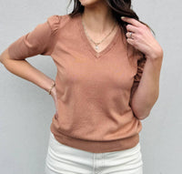 Esqualo - Women's V Neck Sweater