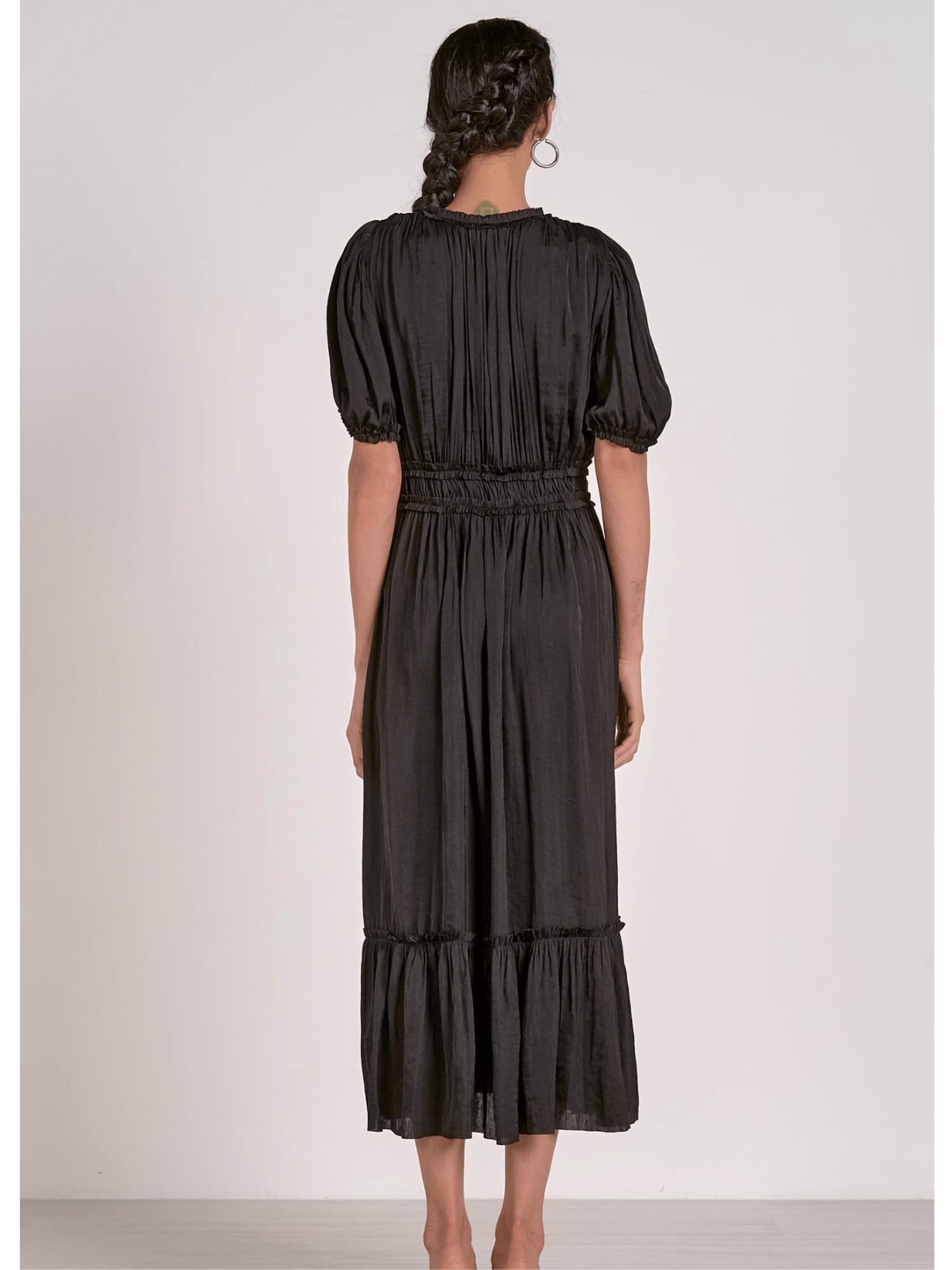 Elan - V-neck Midi Dress