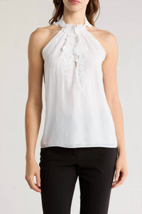 Ramy Brook - Floral Appliqué Sleeveless Top