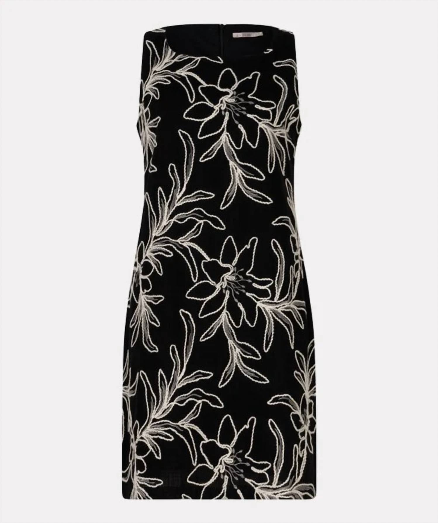 Esqualo - Flower Embroidered Mini Dress