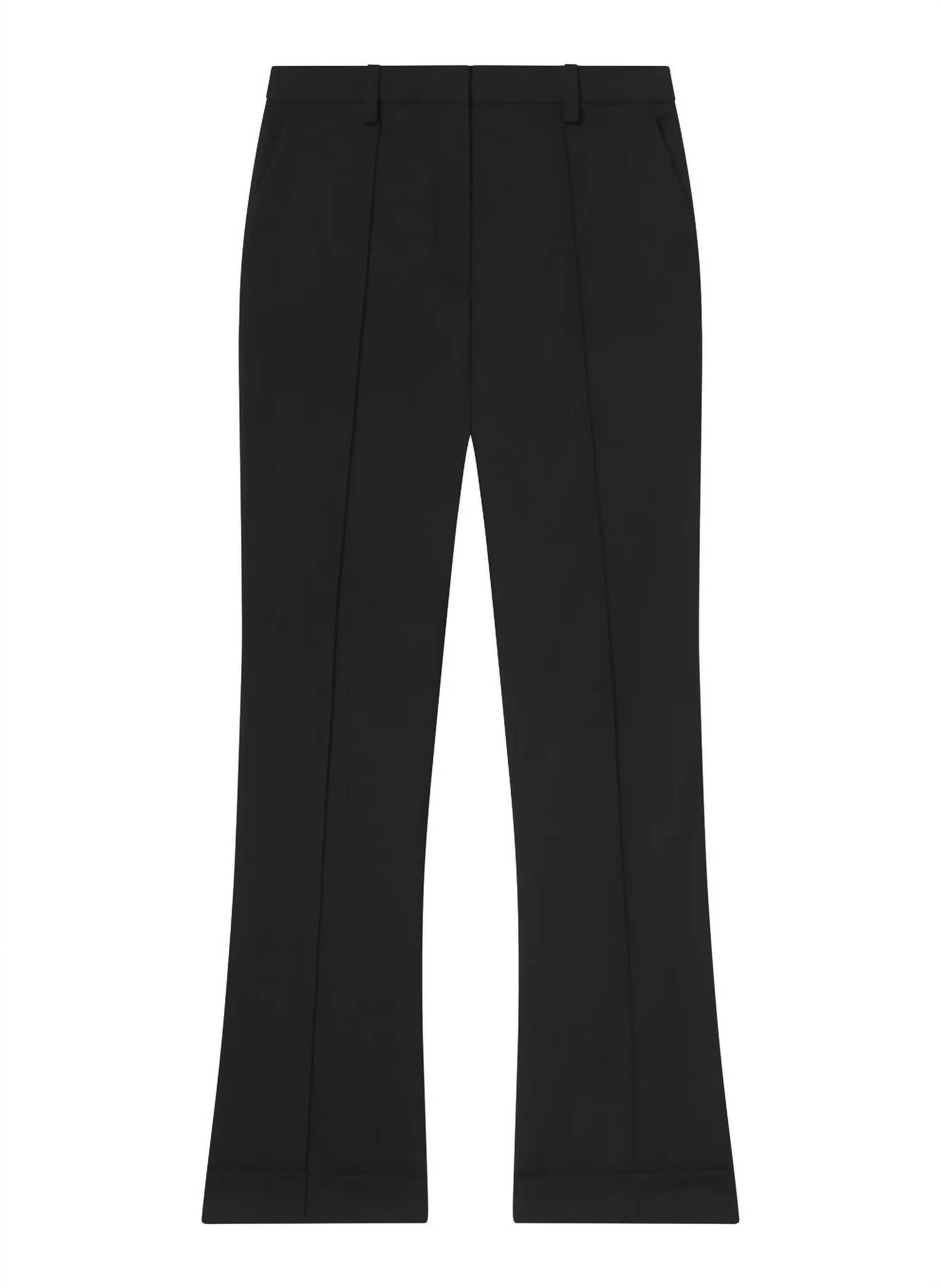 A.L.C. Max Slim Trouser Pant in black - women's pants - detail view