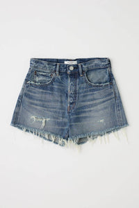 Moussy - Denim Mid High Rise Shorts