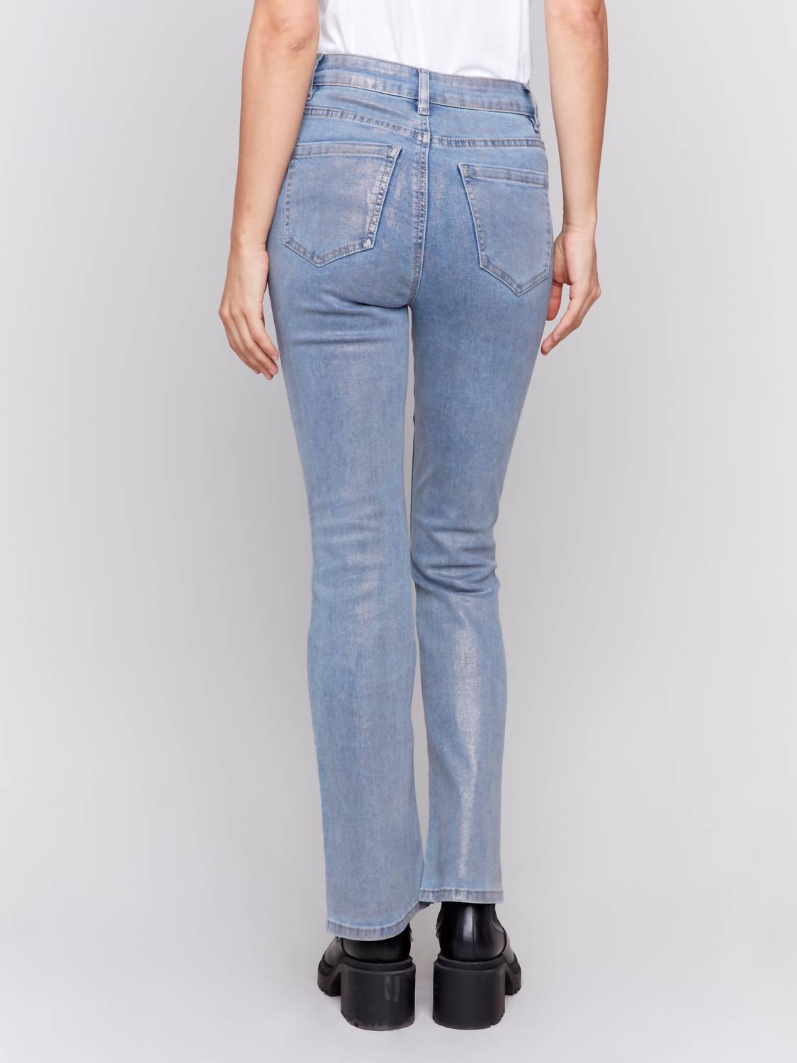 Charlie B - Shimmer Bootcut Leg Pants