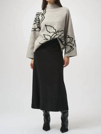 Joseph Ribkoff - Knit Floral Print Sweater