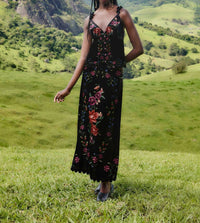 Farm Rio - Belle Garden Midi Skirt