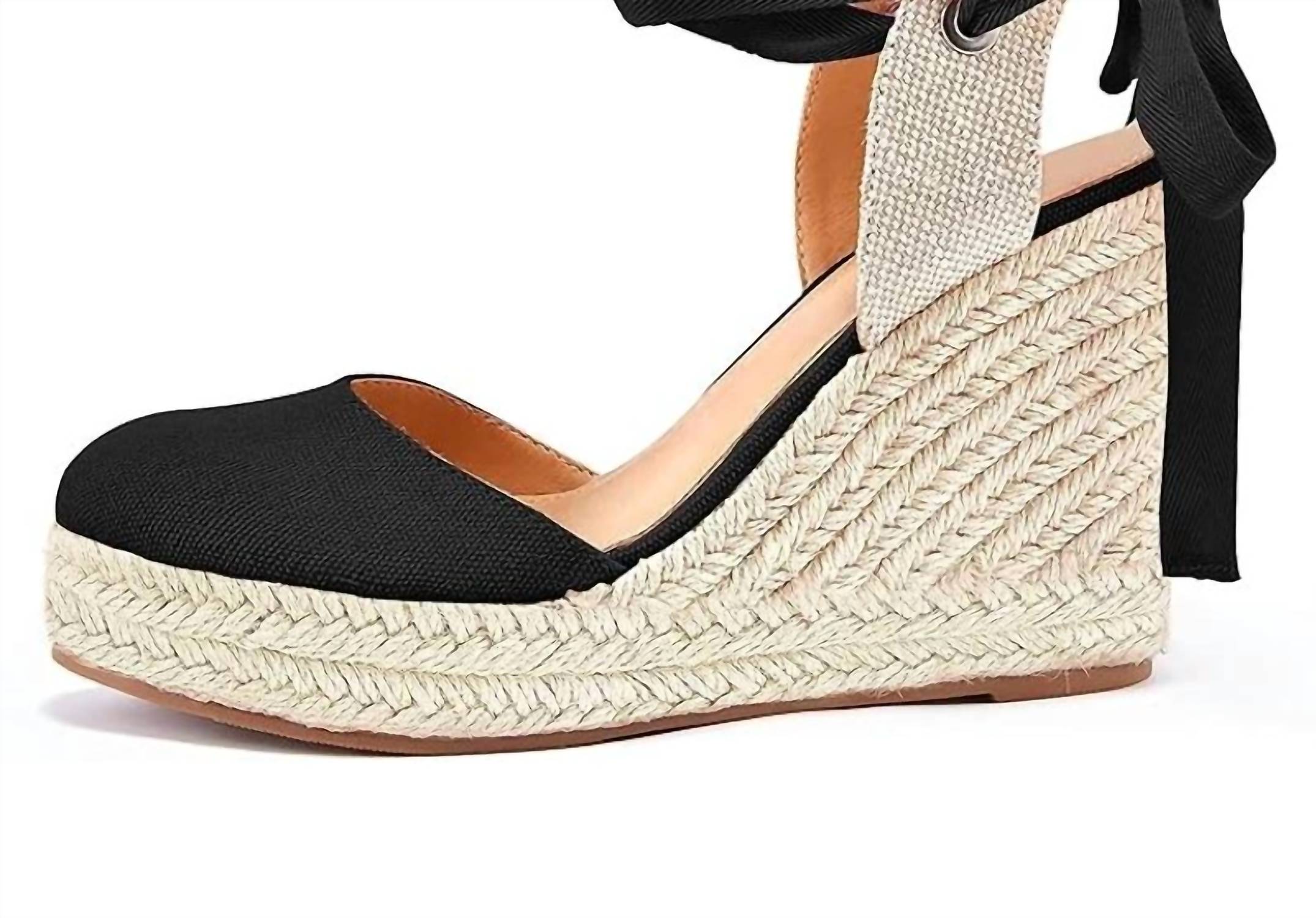 Ermonn - Women's Espadrille Platform Ankle Strap Sandals