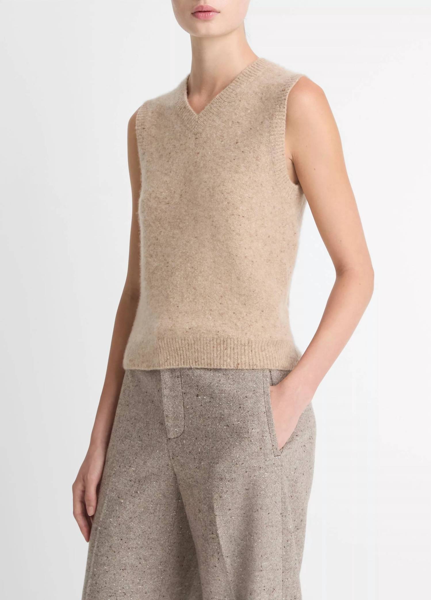 Vince - Donegal Plush Cashmere Sweater Vest