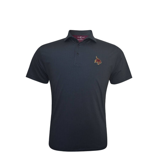 Horn Legend - Men's Texas State Football Weave Polo