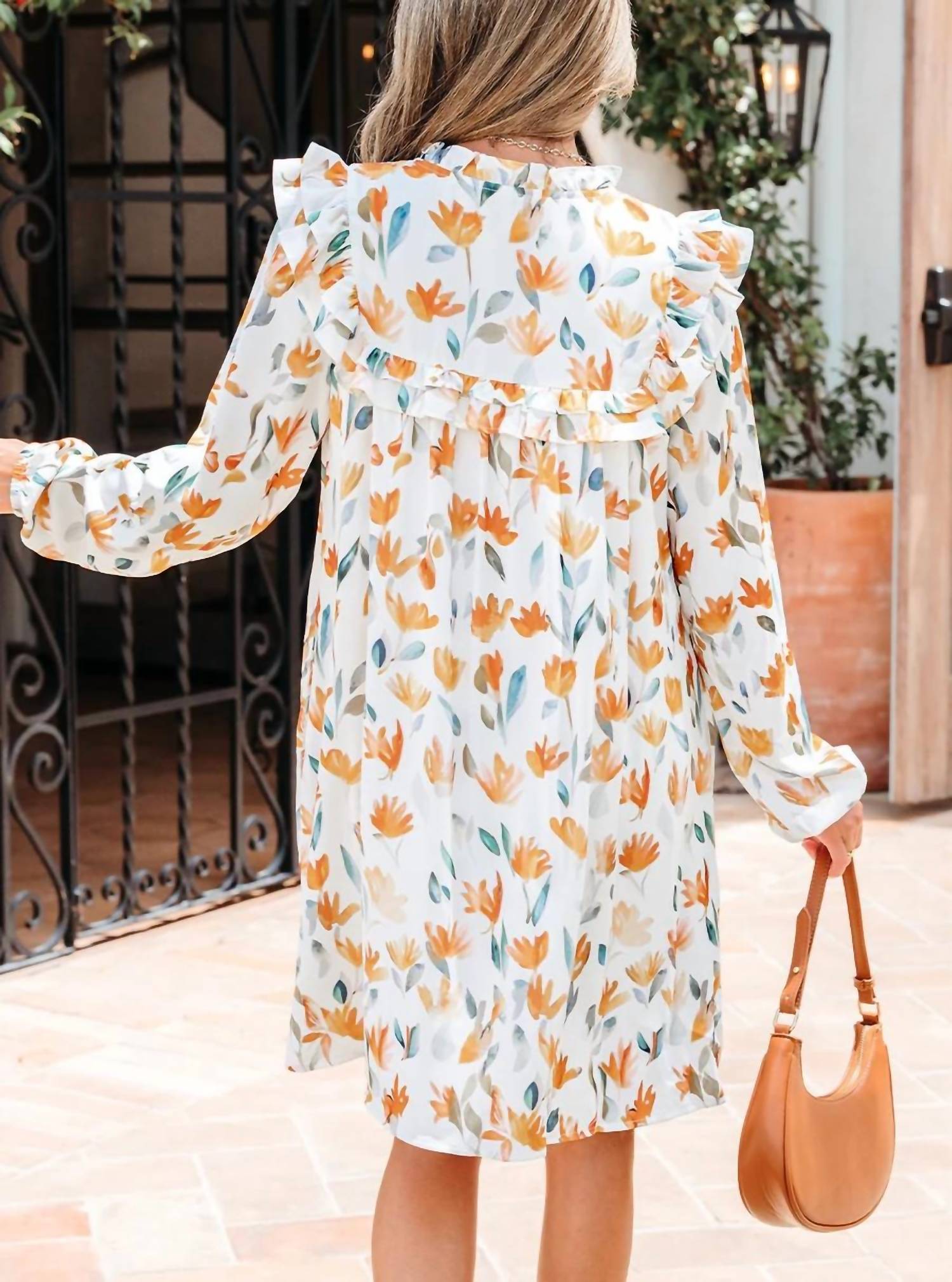 Little Daisy Closet - Autumn Ruffle Dress