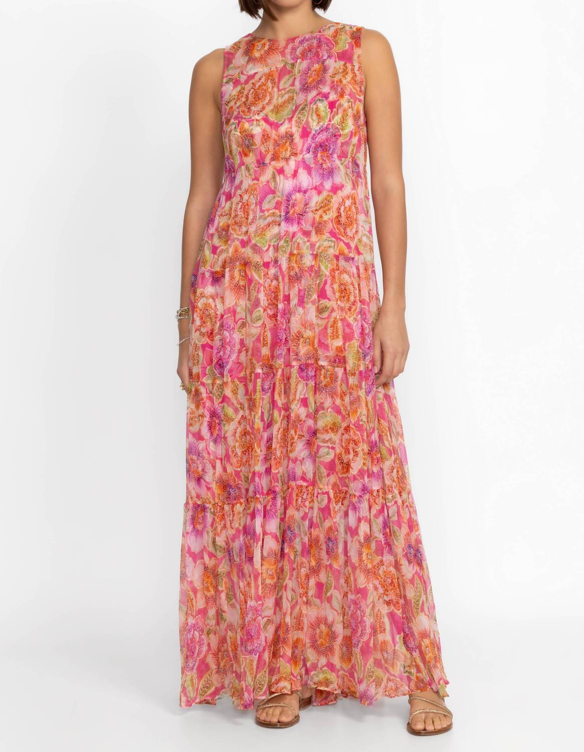 Johnny Was - LORAN TIERED MAXI DRESS