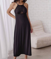 Fleur'T - Parisian Nights High Neck Long Gown