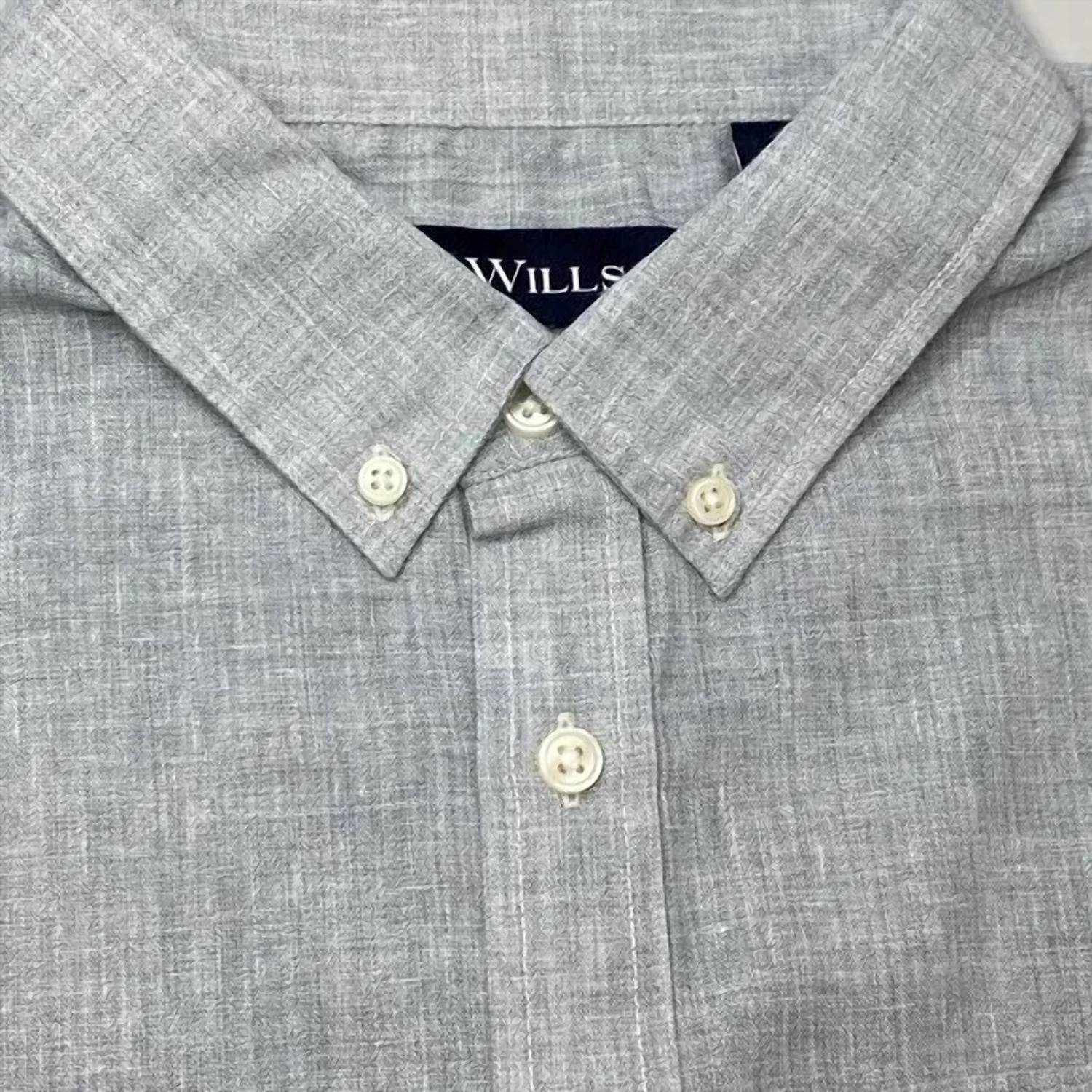 Wills - Men's Linen Wrinkle Free Short Sleeve Shirt