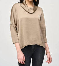 Joseph Ribkoff - Cowl Neck Satin Top