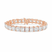 Diana M Jewels - Women's Asscher Lab-Grown Diamond Bracelet (15.00 Ct) - Grand